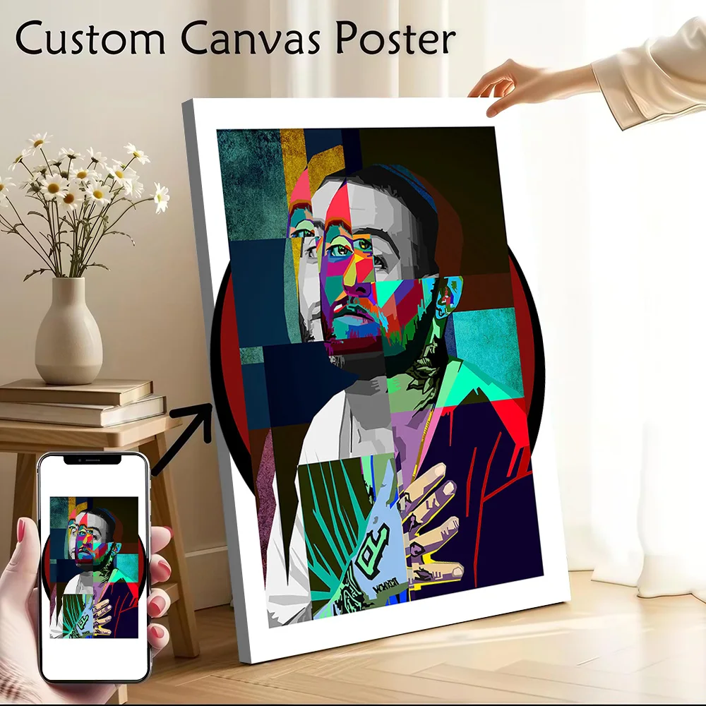 Mac Miller Art Printed Canvas Poster Personalized High Quality Wall Art Paintings for Room Ornaments Home Decor Accessories the