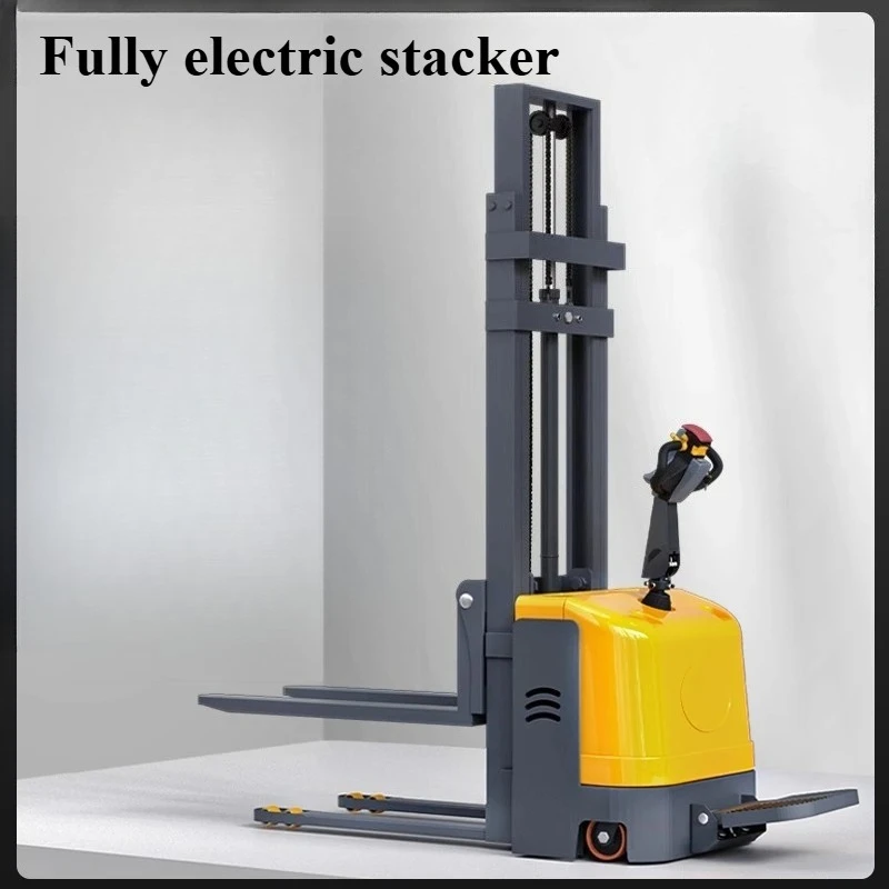 

Automatic Lifting Full Electric Handling Deposit 1-2 Ton Electric Stacker Hydraulic Handling Lifting and Unloading