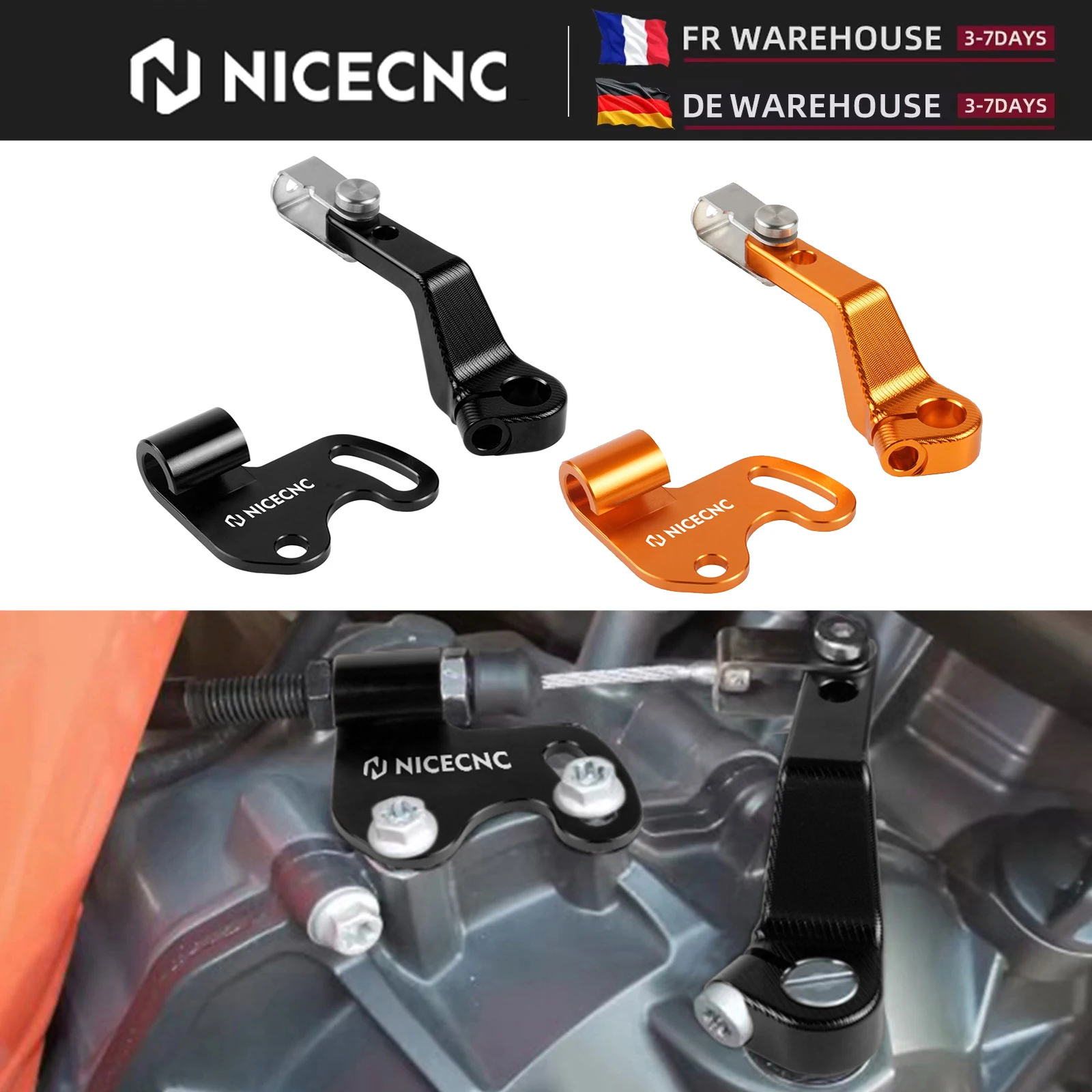 Image of (EU-Lager) 2018-2025 Für KTM 790 Duke 790 Adventure/R Ein-Finger-Kupplungshebel 890 Duke Adventure/R 20-25 Husqvarna NORDEN 901
