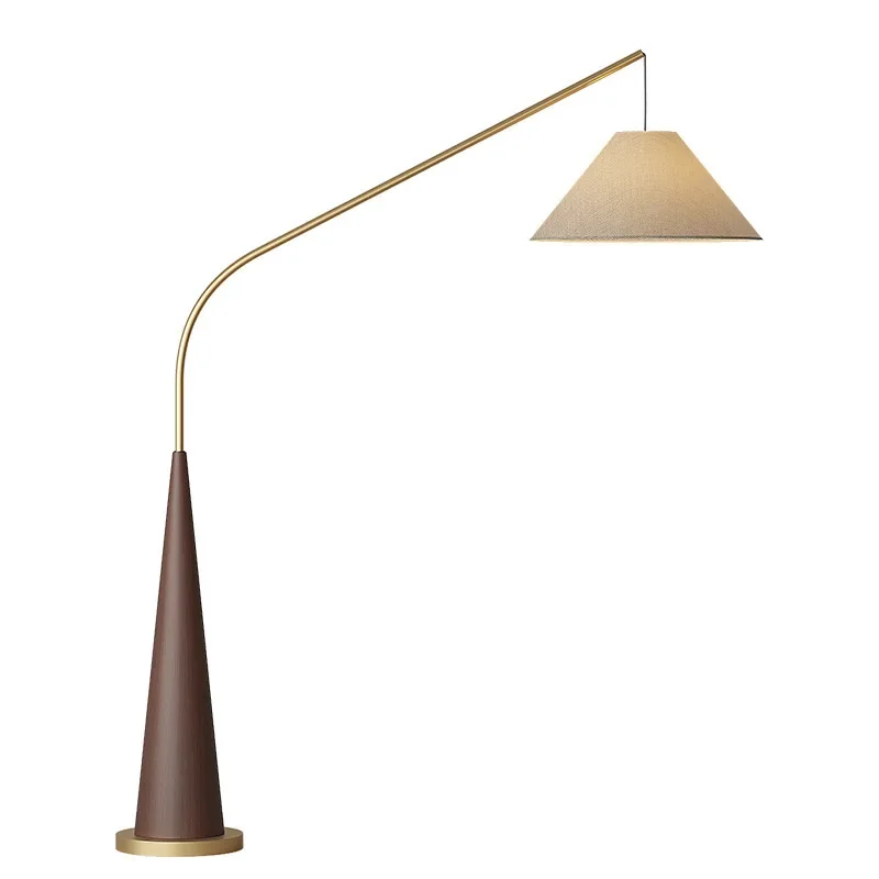 

Fishing floor lamp, living room premium sense, bedroom, retro floor lamp