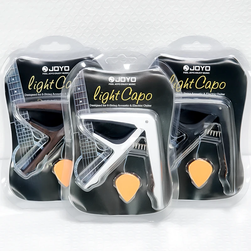 JOYO Guitar Capo JCP-01 ABS Material Lightweight Suitable for 6-string Guitar, Acoustic Guitar, Electric Guitar, Electric Bass