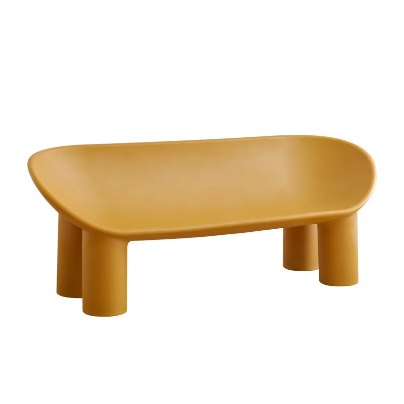 

Nordic, double, plastic, bench, sofa, balcony, modern, minimalist, casual