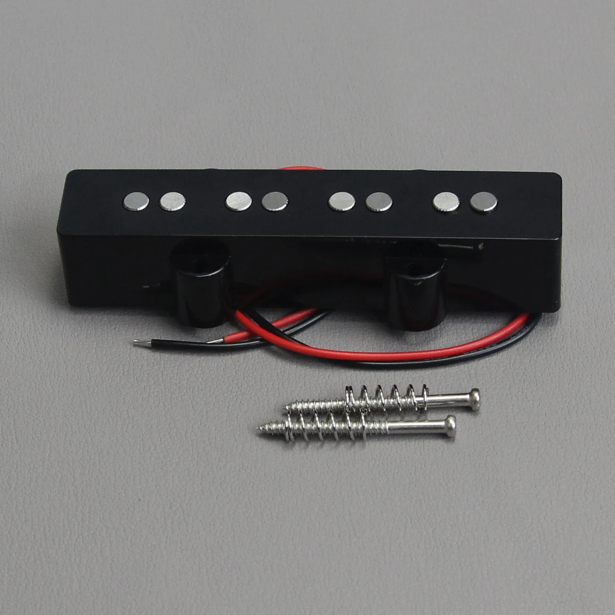 FLEOR Open Style Vintage Alnico 5  JB Bass Pickup Bridge or Neck Pickup Black for Bass Parts