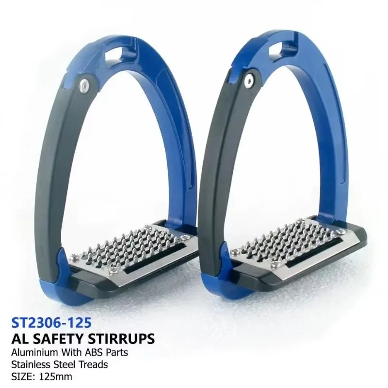 

Quick release aluminum side opening stirrups, slip resistant, comfortable and lightweight