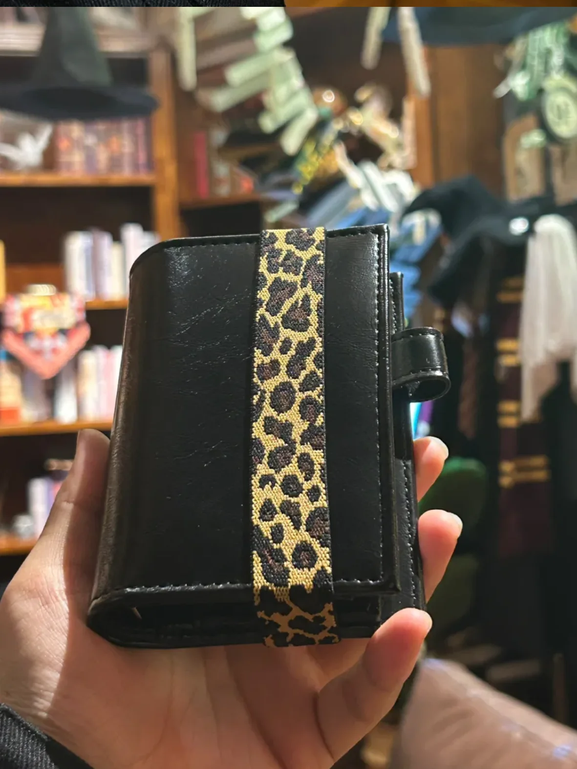 Soft Black PU Leather Loose Leaf Notebook Three Folder Cover Planner Agenda Organizer Diary Portable Rings Binder 2026New