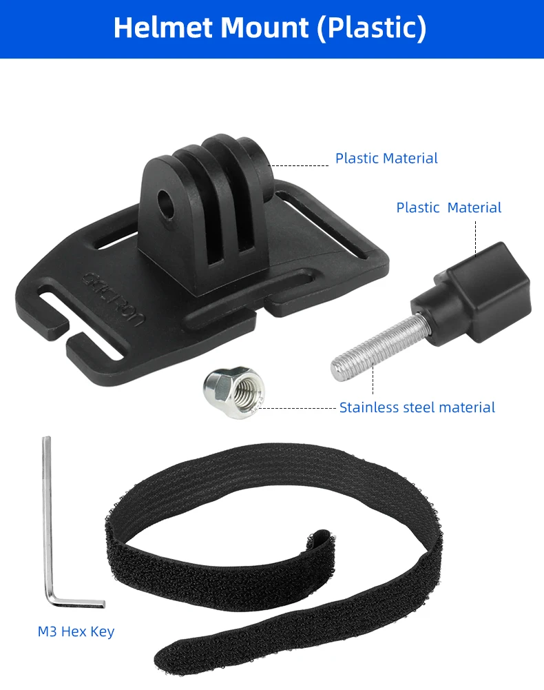 Adapter für CateEyp VOLT AMMP Fahrrad-Scheinwerferhalterung, passend für GoPro-Kamera-Adaption, Gabelschaft, Helm, Installationshalter, Clip – Detail 11