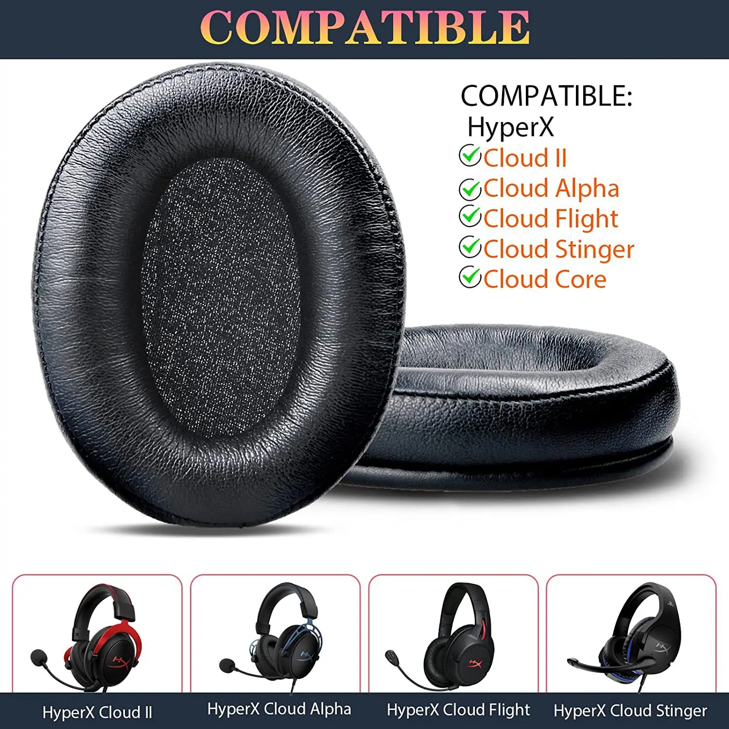 Ear Pads Headset Fo… - image