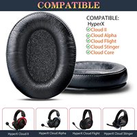 Ear Pads Headset Foam Cushion Replacement for Kingston HSCD KHX-HSCP Hyperx Cloud ii 2 stinger core Soft Protein Sponge Cover