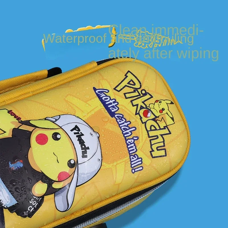 Pokemon Pikachu 3D Three-Dimensional Password Lock Pencil Case Large Capacity Multi-Layer Zipper Stationery Box Boy Girl Gift