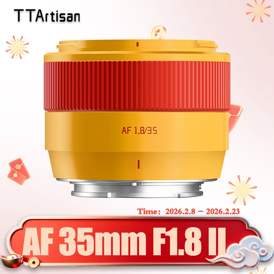 

Объектив TTArtisan APS-C AF 35mm F1.8 II Standard Prime для портретной съемки, совместимый с Fuji XT30 и Sony E A7RIII, лимитированная версия