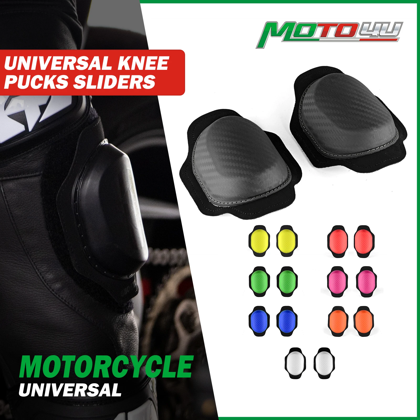 

High Quality Universal Motorcycle Knee Pucks Sliders Protective kneepad Kneepad Sliders
