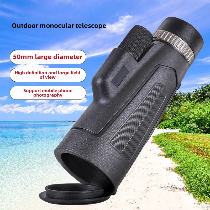 Monoculars 12x50 Concert Monoculars Astronomy Children Waterproof Outdoor Camping Hiking Scenic Scenic Telescope