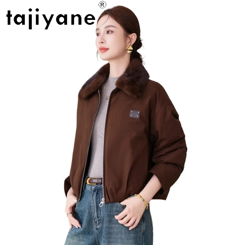 

TAJIYANE 90% Goose Down Coat Women Short Casual Puffer Jacket Warm Female Outerwears 2025 Winter Clothes Woman пуховик женский