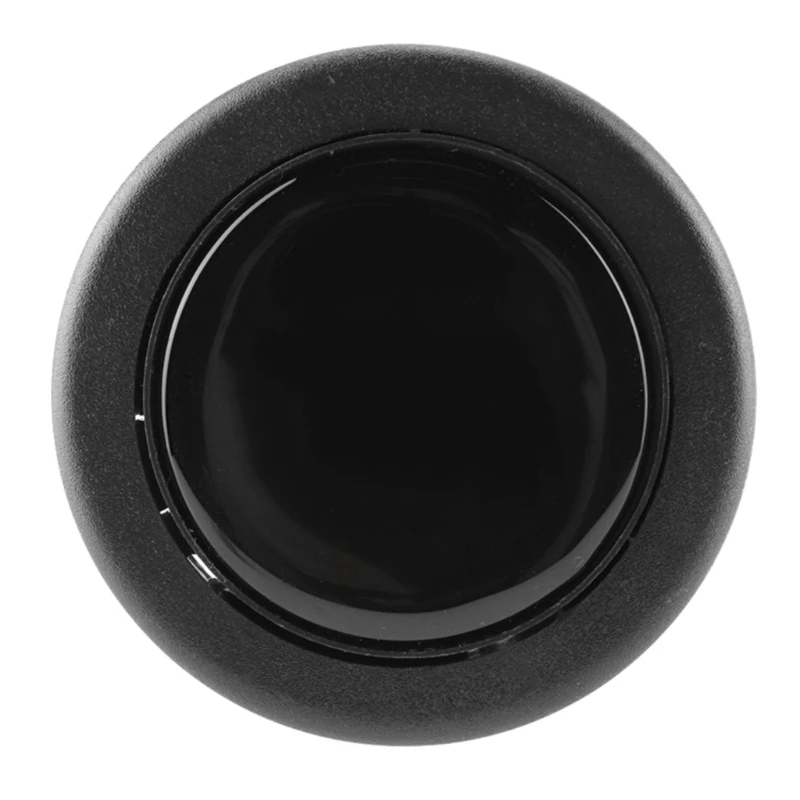 Black Universal Modified Automotive Steering Wheel Horn Button Replace Old Parts