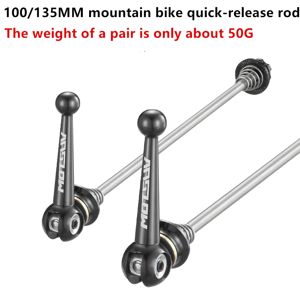 Sepeda Gunung MTB Set Roda QR Winch Aloi Titanium Dapat Dilipat Batang Pengunci Suku Cadang Sepeda Jalan MTB Joran Winch Rilis Cepat Ultraringan