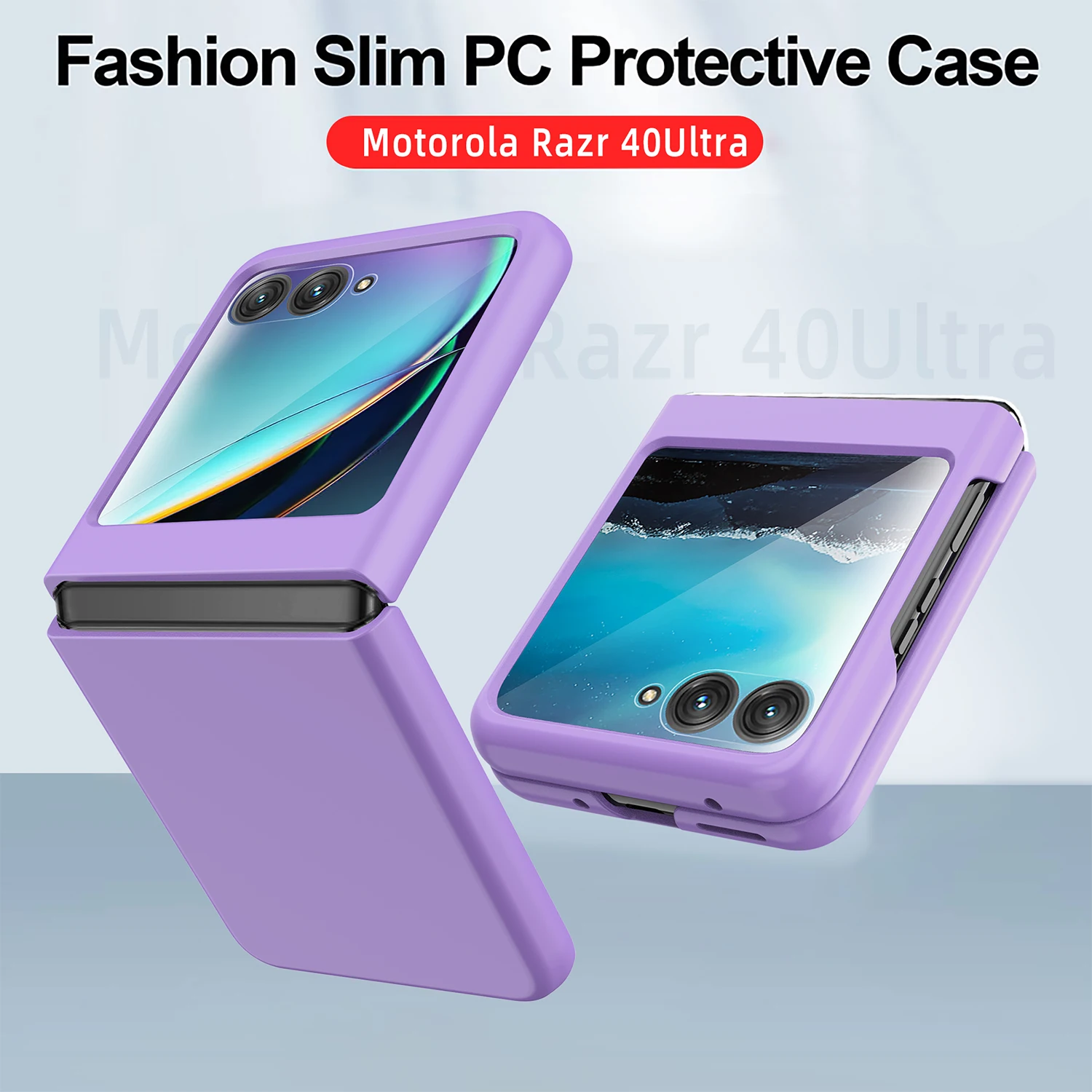 For Motorola Razr 40 Ultra Moto Razr 40Ultra 2023 Case Fashion Ultra-thin Skin-Friendly Folding Shockproof Protective Hard Cover