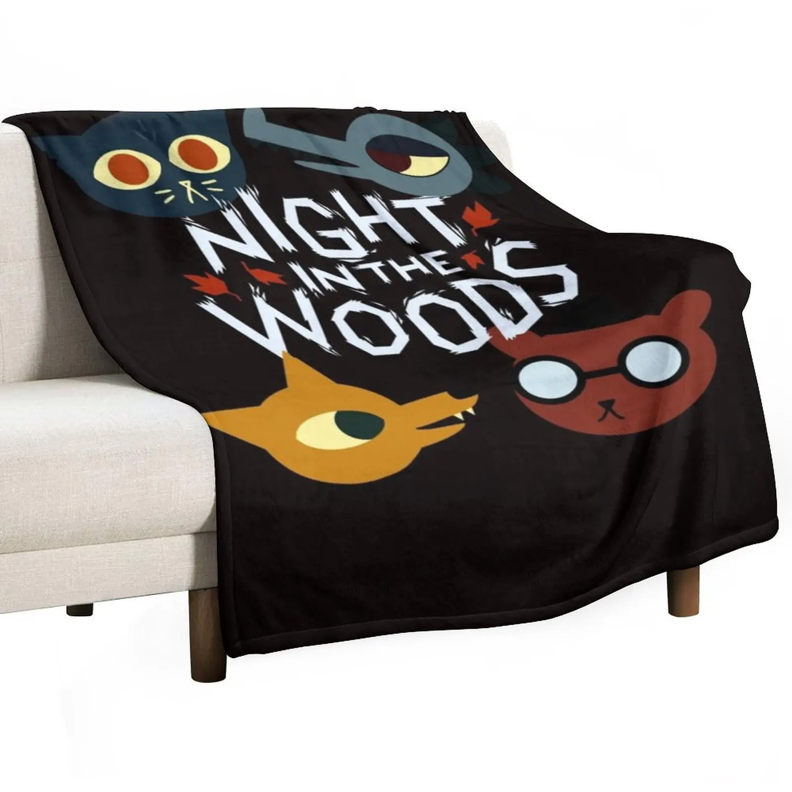 

Night in the Woods all characters Throw Blanket wednesday Retros Blankets Sofas Of Decoration Decorative Beds Blankets