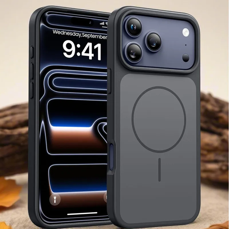 Funda Magnética de Silicona Líquida para Magsafe, Compatible con iPhone 17, 16, 15, 14 Pro Max, iPhone 17 Pro Max, 17 Pro, Funda Protectora Suave para iPhone Mac Safe