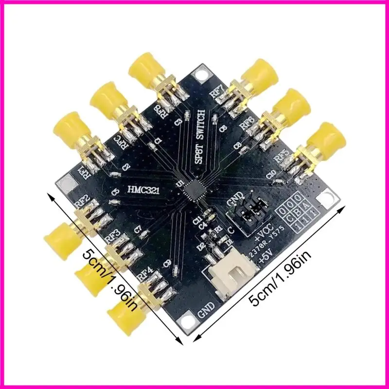 HMC321 양극 제어 스위치 1 ~ 8 RF 스위치 모듈 안테나 게이팅 스위치/마이크로파 8GHz 주파수