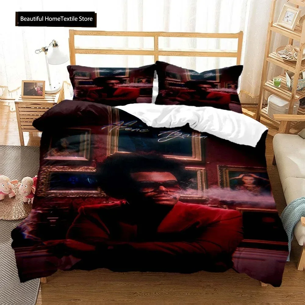 

Die Weeknd Fashion Pop Singer 3D NEW Duvet Cover Pillowcase Bedding Set Adult Boy Girl Bedroom Decoration Single Double Large