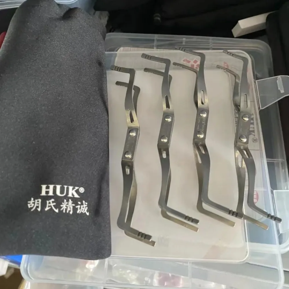 2026 New HUK Double Gear Y Adjustable Repair  Auto Tension Car Locksmith Tools 4PCS/Lot Car Hardward Authentic Product