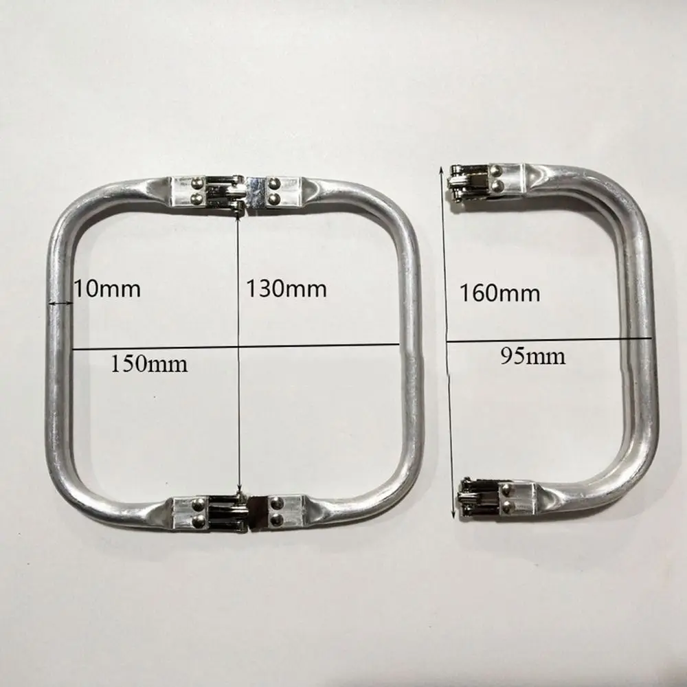 خياطة ذاتية الصنع إطار معدني مخلب ، إكسسوارات حقيبة يد ، قطع الحقائب ، إغلاق حقيبة الفضة ، إطار مخلب المحفظة ، مشبك القبلة ، قطع الحقائب
