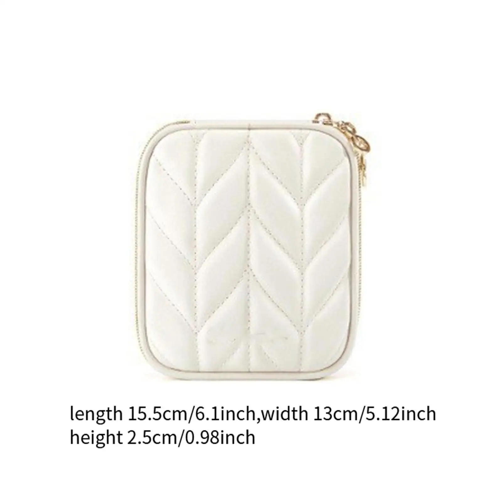 حقيبة، منظم صندوق مجوهرات الأذن، منظم حامل سهل من جلد البولي يوريثان خفيف الوزن للأساور #6