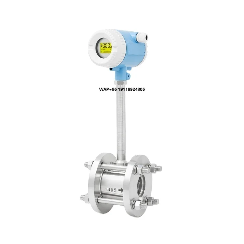 

Vortex Flowmeter with Digital Display Vortex Street Flow Meter Sensors DN15-1600 Steam Air Flow Measuring Tools