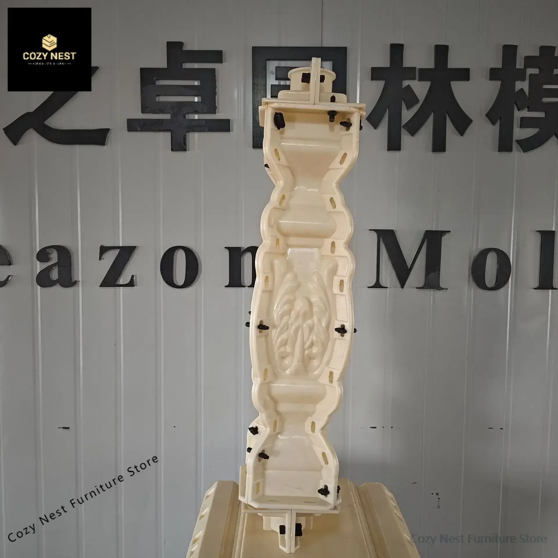 Four-sided vase column thickened version can be used for stair handrails, villa decoration, railing mold, extra thick abrasive