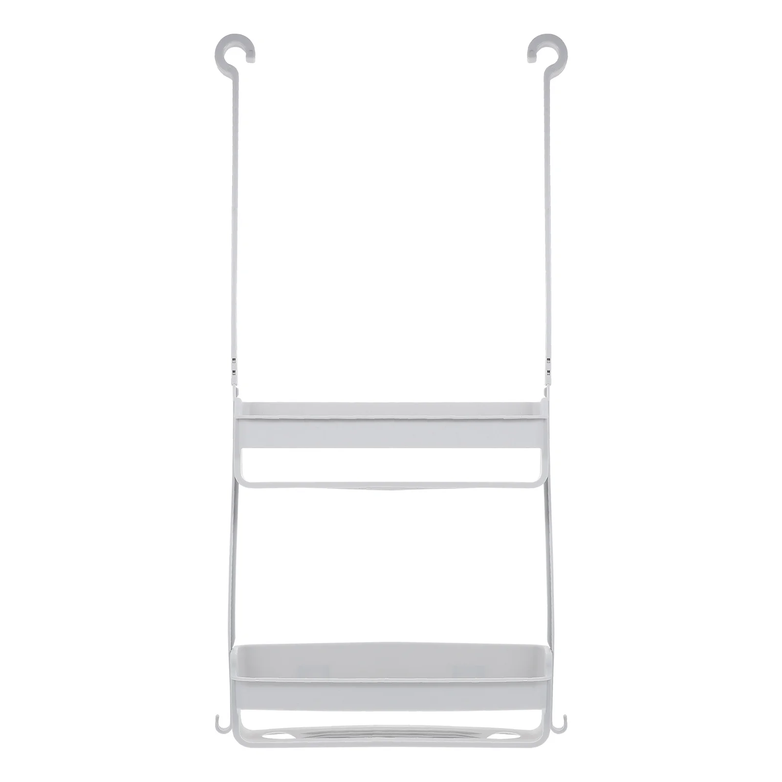 

1Pcs Storage Hanging Basket Bathroom Toiletries Organizer Double-Deck PP Resistant Wear Simple Design Home Basket