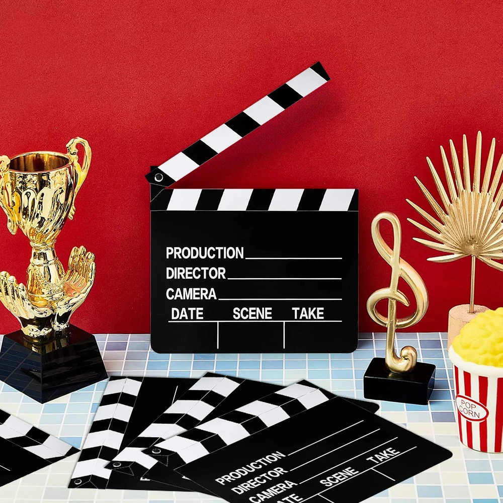 Party holiday party movie clapboard movie card clapperboard movie party props game party