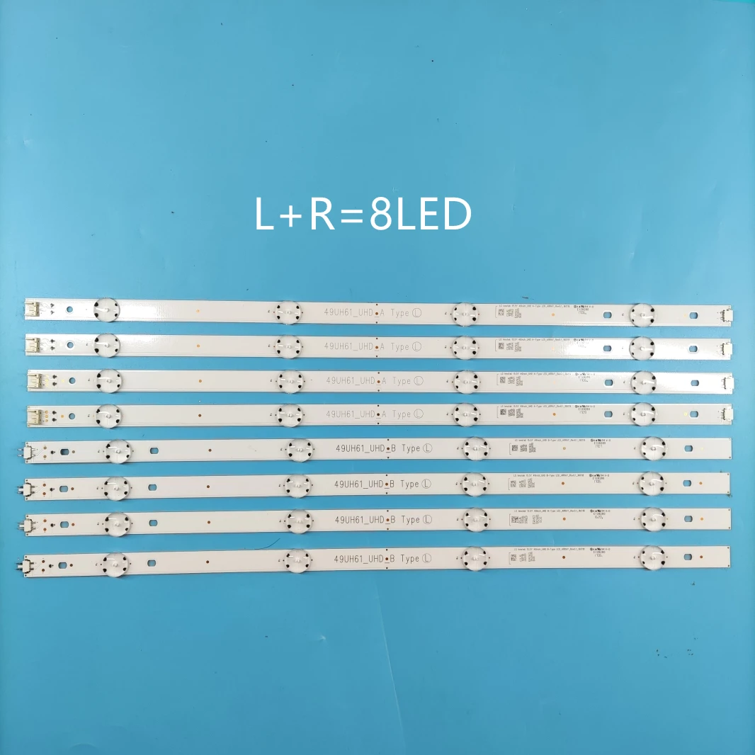 Taśma podświetlająca LED 49UH61_UHD_A TYPE+49UH61_UHD_B TYP do 49UH603V Innotek 15.5Y 49 cali 49UH61_UHD_A/B Type_Rev0.1_160118