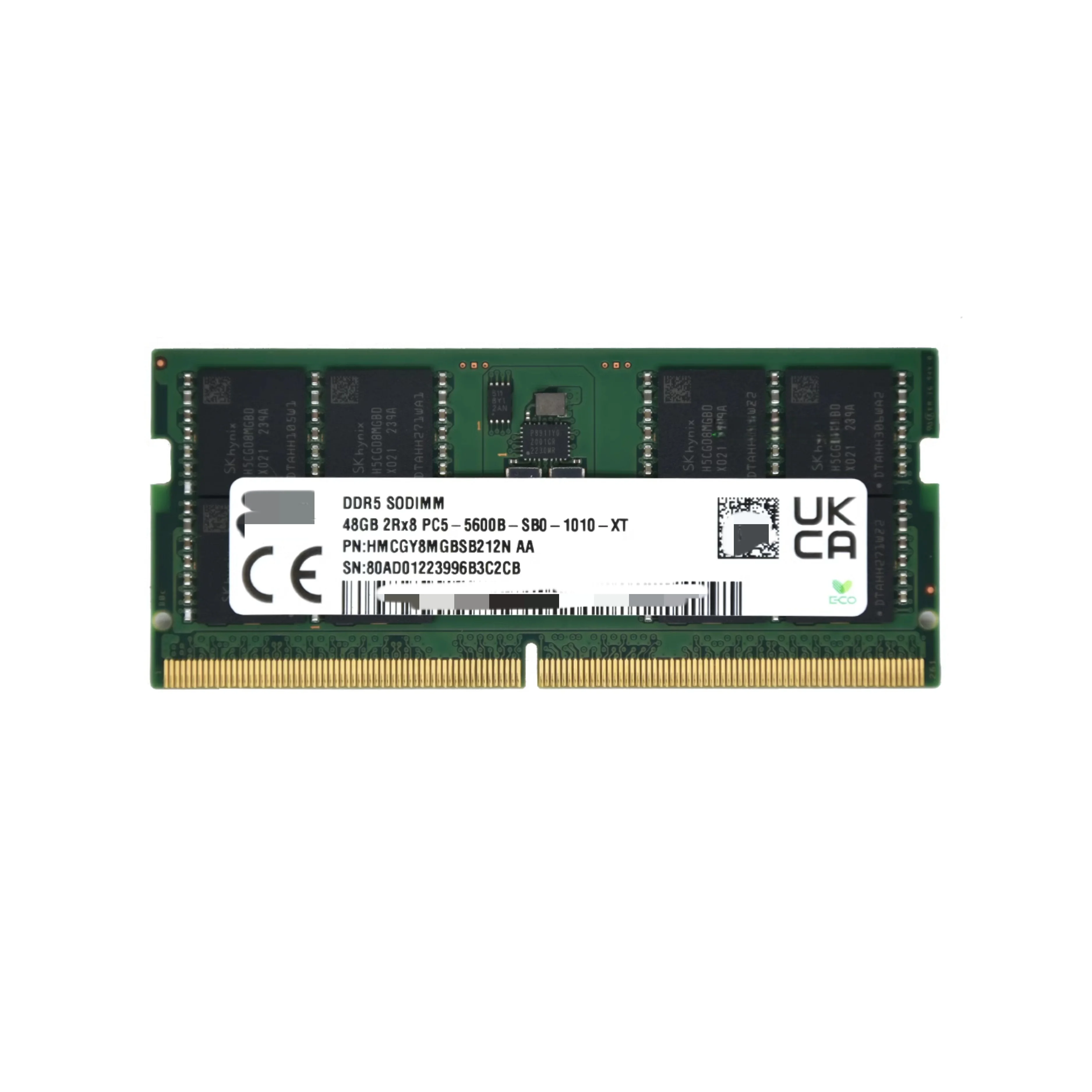 

48GB 2RX8 5600B-S HMCGY8MGB250N 48GDDR5