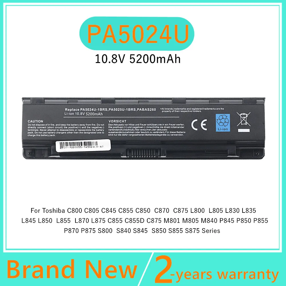 Juyaning Laptop Battery For Toshiba PA5024U-1BRS PABAS260 PABAS259 PABAS261 PABAS262 PA5023U-1BRS PA5025U-1BRS PA5026U-1BRS