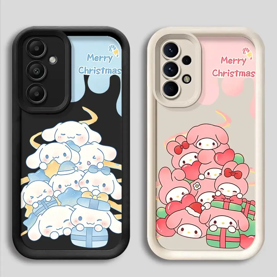 Custodia per telefono per Samsung Galaxy A32 A14 A36 A33 A26 A22 A34 A56 A23 A12 A16 A24 A13 Cover morbida Cartoon Sanrio Melody