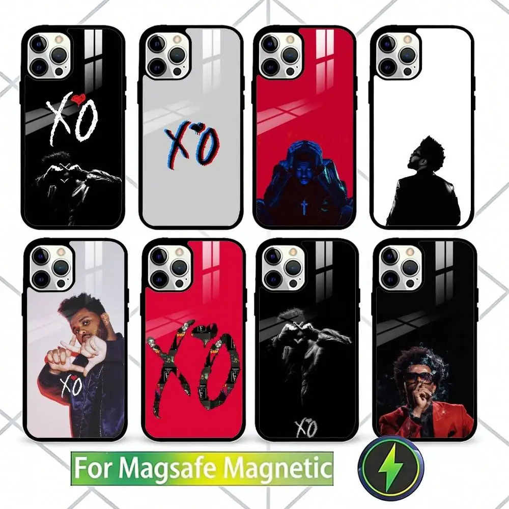 

The W-Weeknd XO Phone Case For iPhone17,16,15,14,13 Plus,Pro Max Magnetic For Magsafe Wireless Charging