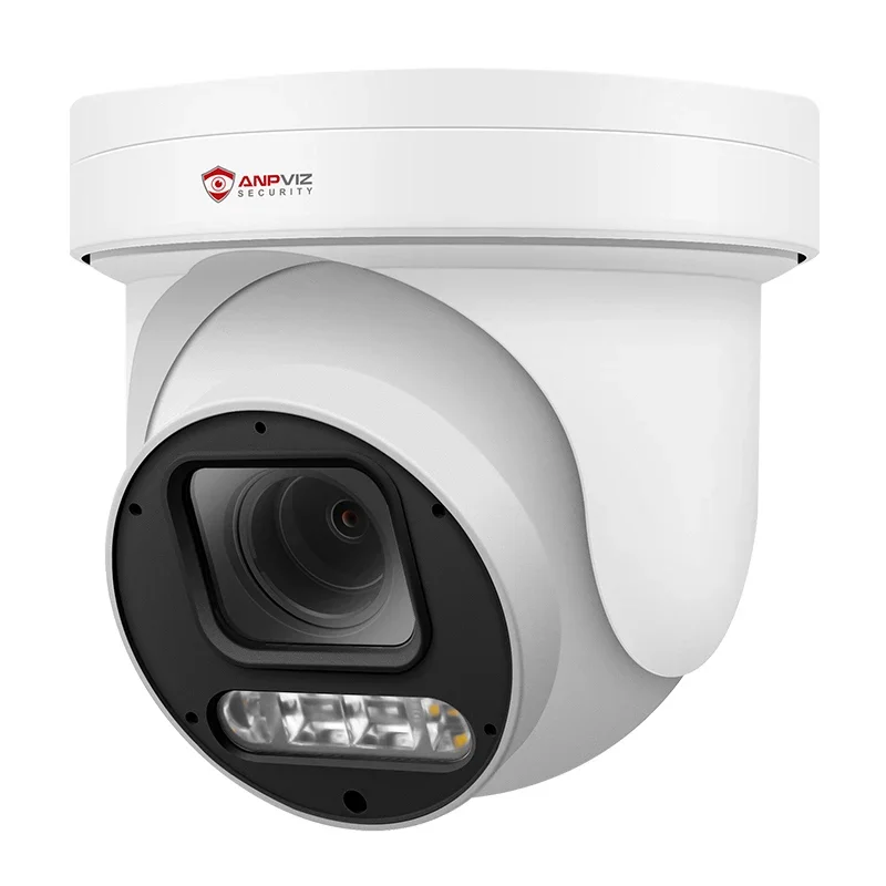 

OEM Support 6MP Smart Human/Vehicle Detection Dual Light PTZ Turret Camera PTZ 5X Zoom Two Ways Audio Built In SD Card Max 512GB