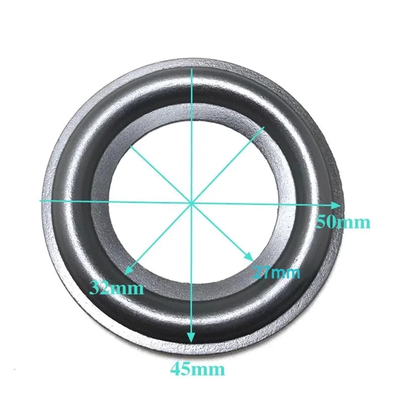 2Pcs 1.5/2/2.75/3/4/5/6.5/8/10/12 Inch Universal High Elasticity Speaker Rubber Surround Repair Woofer Edge Replacemen