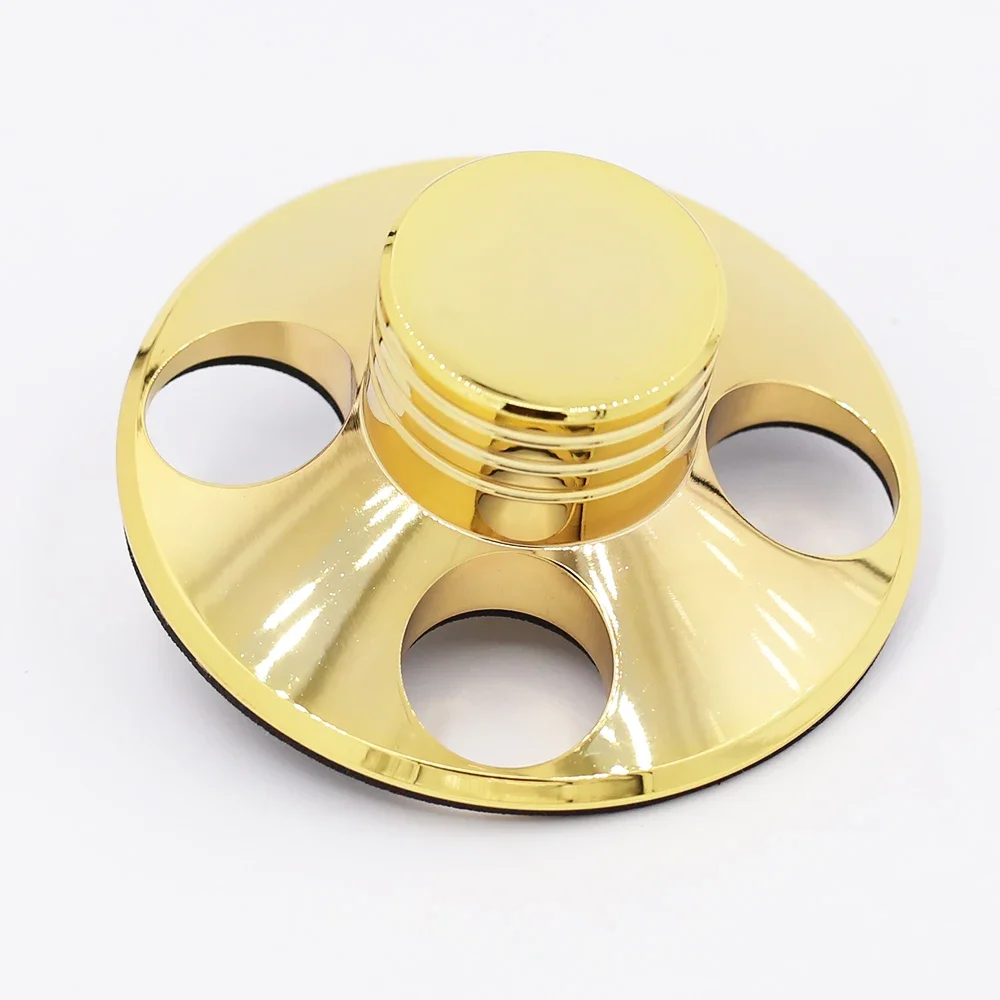 เสียงคุณภาพสูง LP ไวนิล Turntables แผ่นโลหะ Stabilizer เครื่องเล่นน้ําหนัก CLAMP HiFi