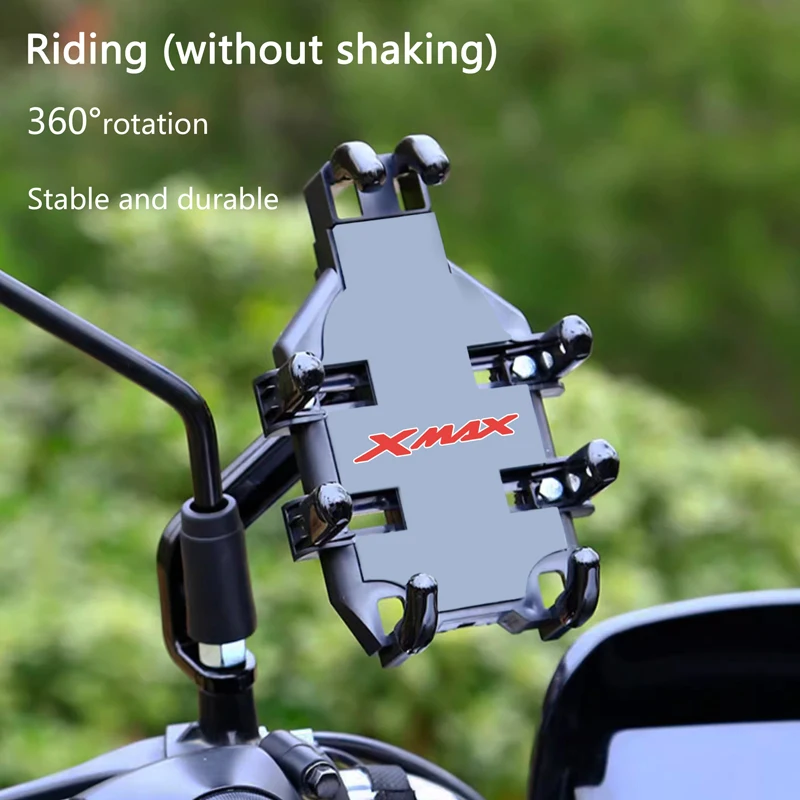 For YAMAHA XMAX X-MAX 125 250 300 400 Accessories Motorcycle Handlebar Mobile Phone Holder GPS Stand Bracket