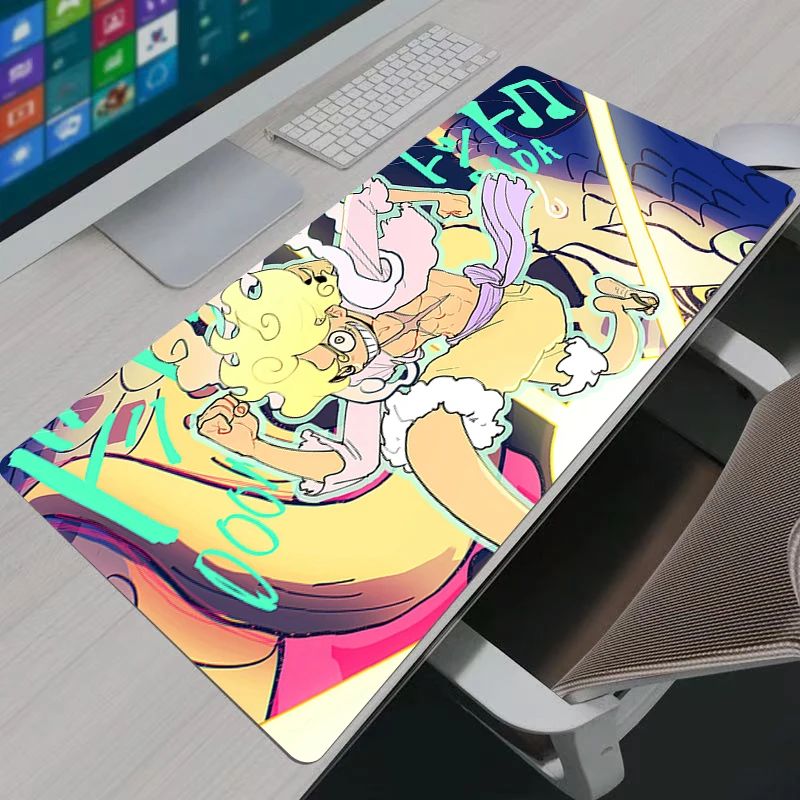 원피스 루피 마우스 패드 노트북 게이머 대형 키보드 패드 논슬립 고무 컴퓨터 매트 데스크 매트 PC 게이머 마우스패드 청소년 선물