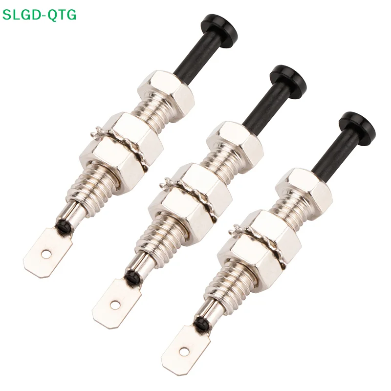 NEW 2pcs Hood Door Pin Switch Adjustable Alarm Light Hood Screw Universal Car Alarm Security Adjustable Auto Truck