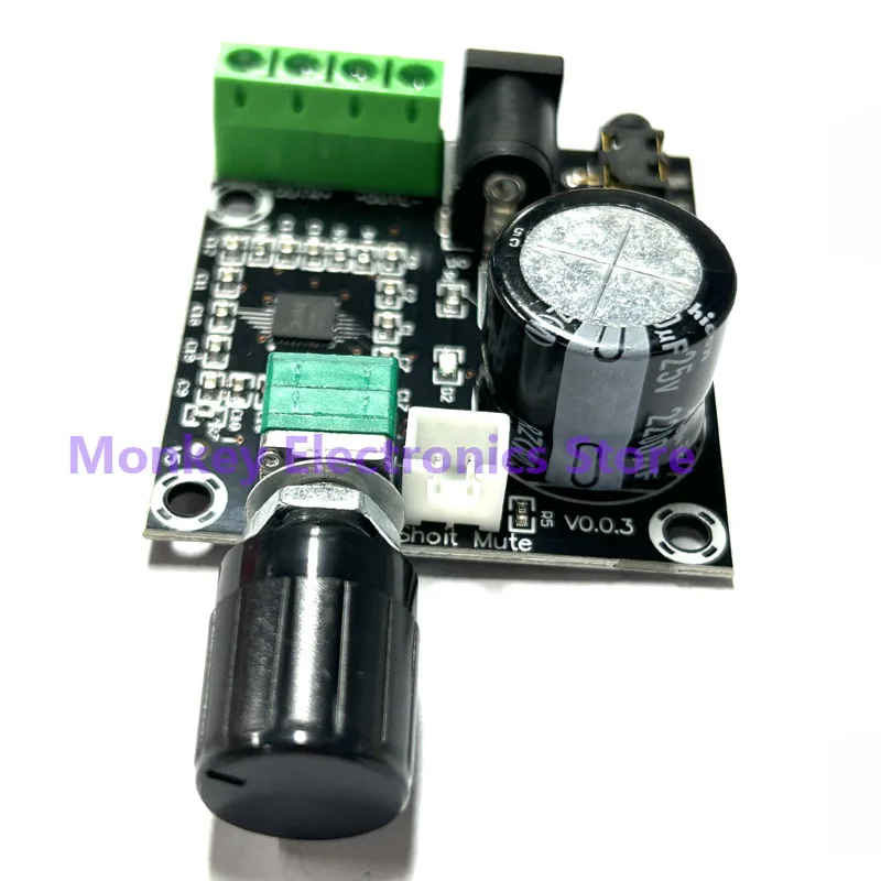 

PAM8610 Dual Channel 12V HD Amplifier Board Pure Digital Amplifier 15W*2 High Power Amplifier Module