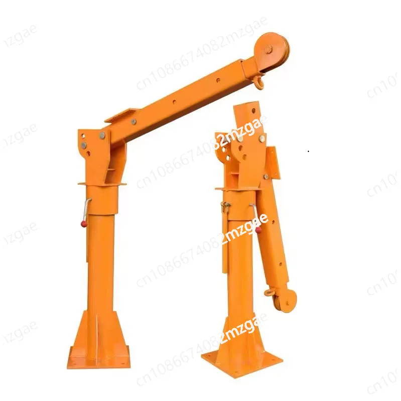 

12v24v 220v1 ton small electric hoist, cantilever crane, crane, truck crane, hydraulic type