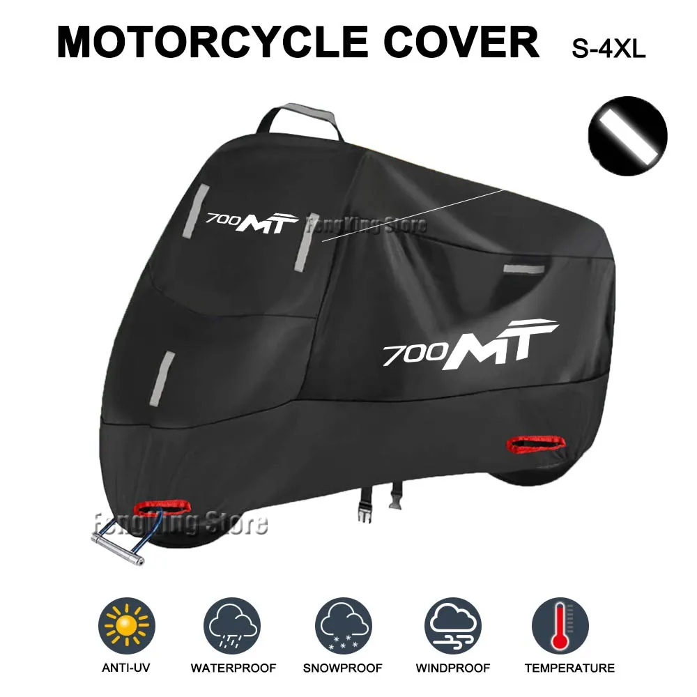 

For CF MOTO 700MT 700 MT Motorcycle Cover Waterproof Outdoor Motorbike Rain Dustproof Snow Sun UV Protector