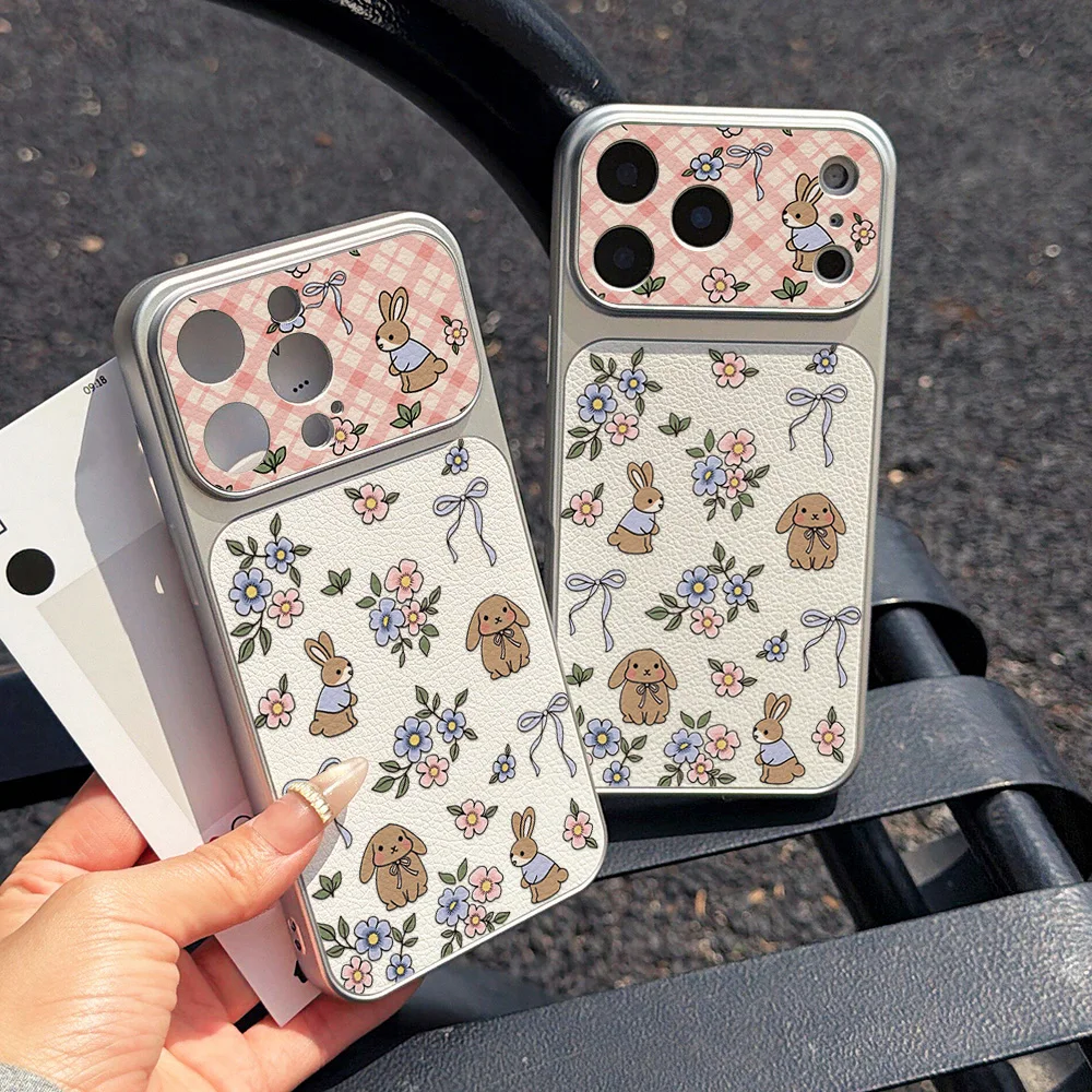 Rosa Blumen PU-Leder Handyhülle für iPhone 17 Pro Max 18 16 15 13 12 Pro 14 12 11 17promax Stoßfeste Schutzhülle