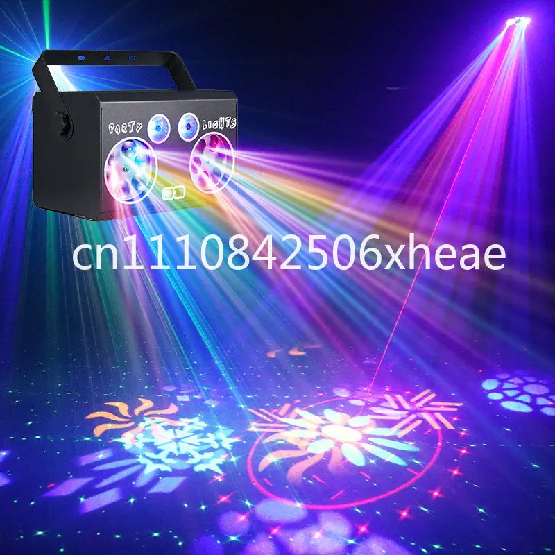 Gypsy Star KTV Bar Remote Control Voice-activated Flash Rotating Bouncing Flash Ambient Light