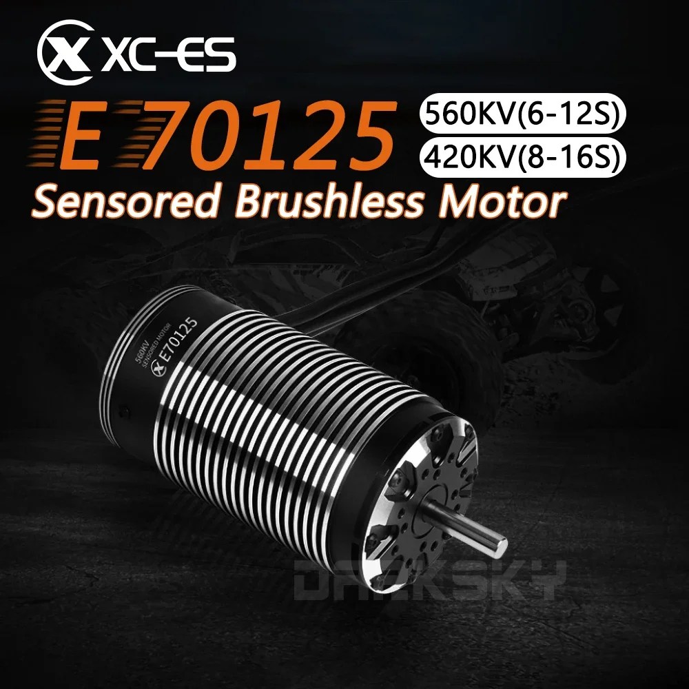 XC E70125 560KV 420KV сенсорный бесщеточный двигатель для 1/5 радиоуправляемой модели автомобиля Monster Truck аксессуары
