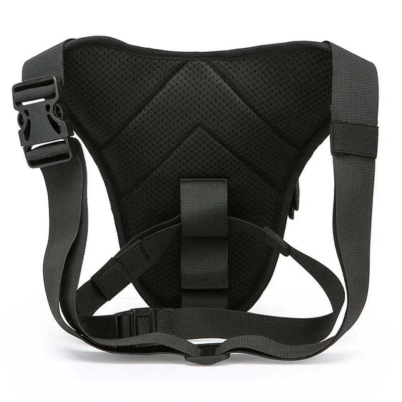 Fashion Tactical Leg Bag Men's Riding Motorcycle Bag Multifunctional Waterproof Gaiter Crossbody Storage Travel Hiking Sport Bag