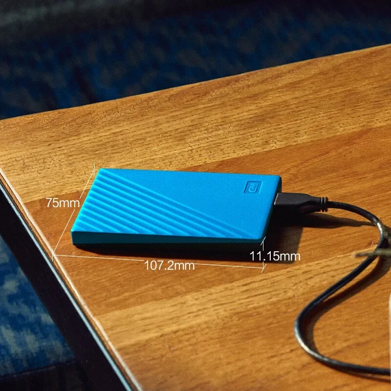2026 Western Digital WD 500GB 1TB 2TB My Passport Portable External Hard Drive USB 3.0 High Speed HDD for Laptop PC Computers view 3